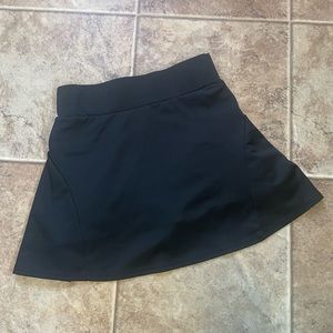 black athletic skirt